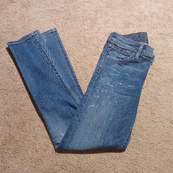 GOLDSIGN for J CREW Distressed Jenny Jeans - Picture 6 of 7